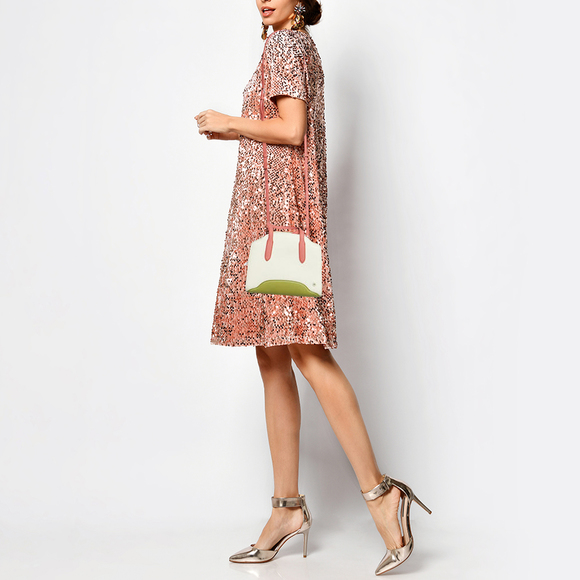 LORO PIANA Multicolor Grained Leather Micro Sesia Tote - Picture 2 of 8